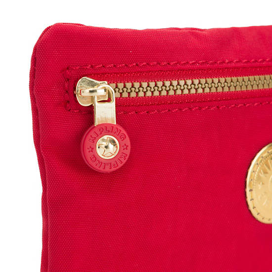 Kipling Rum Classici Slim Case Tassen Rood | BE 2169DF